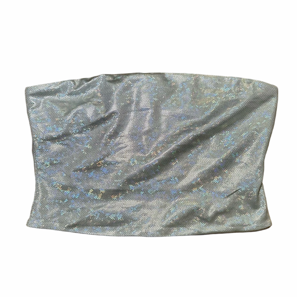 NANAMACS Shimmer Sleeveless Crop Top Size Small